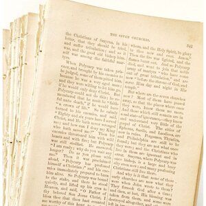 1873 Unbound Young People Illustrated Bible Victorian Ephemera 500 Pages LGDW11